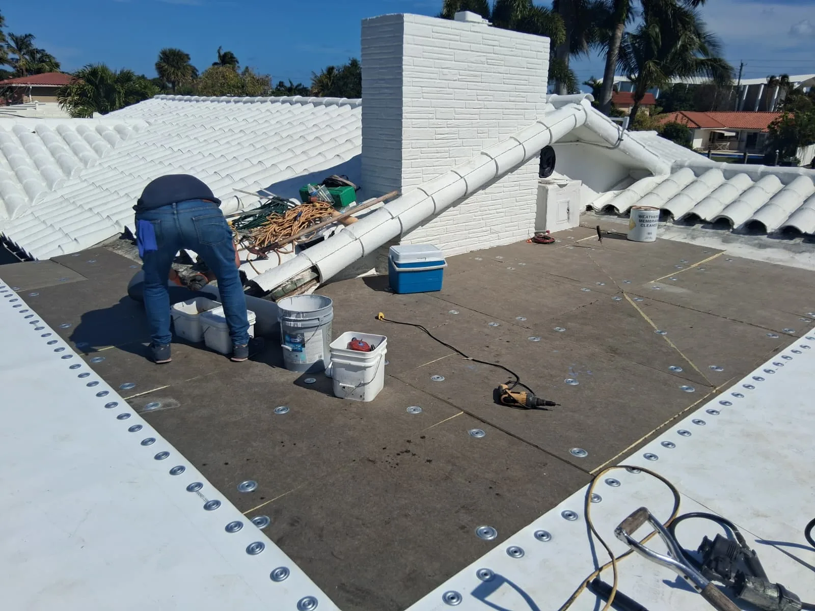 Flat roof repair in Boca Raton FL