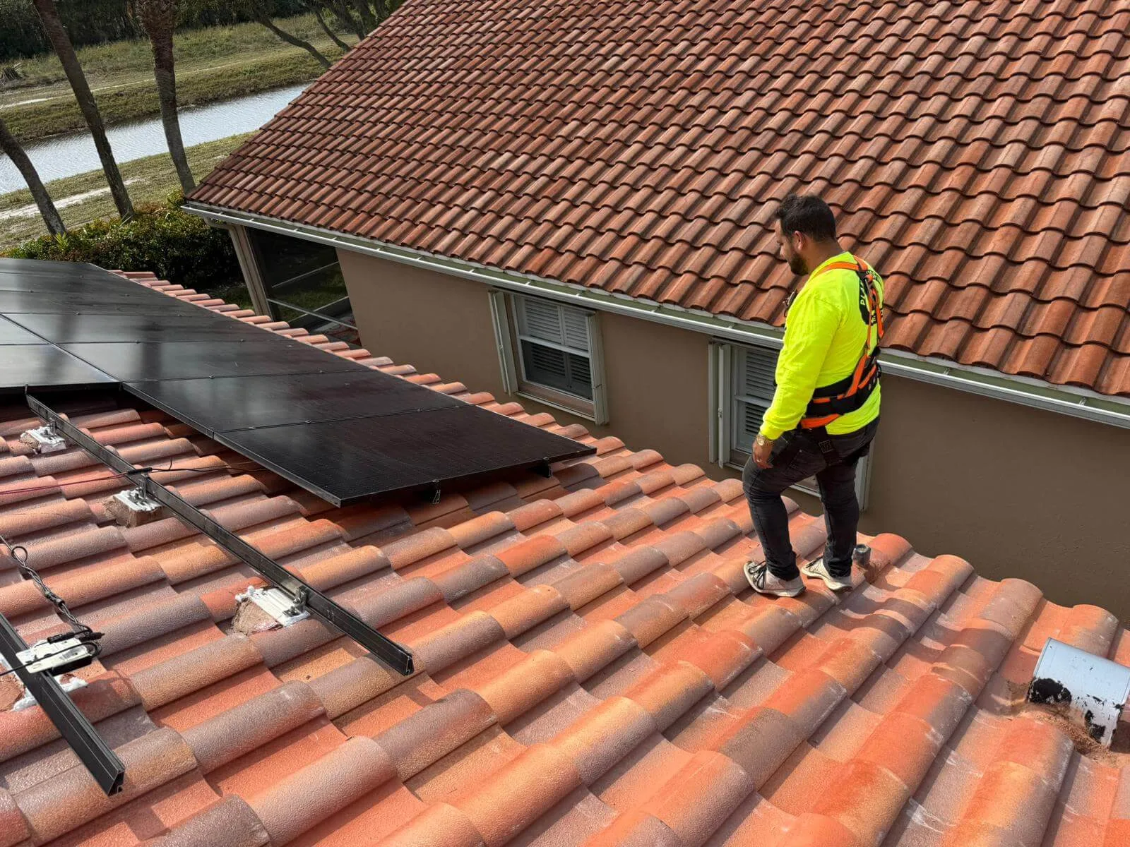 Tile roof repair project in Fort Lauderdale FL